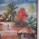 Oil painting signed exotic theme