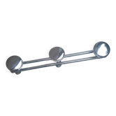 Coat rack with 3 stainless steel hooks