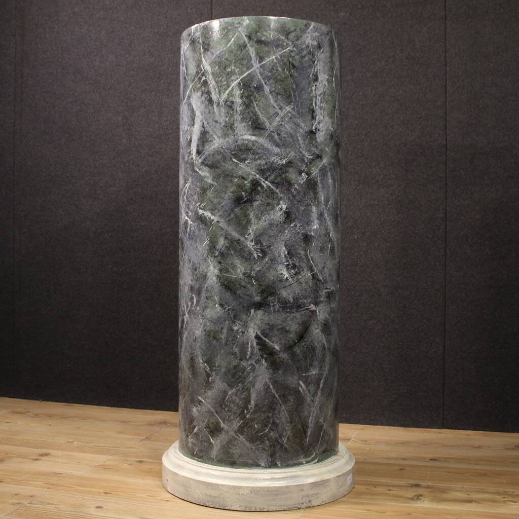 20th century lacquered and painted Italian column