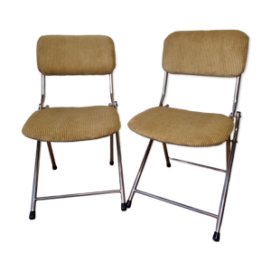 paire de chaises pliantes