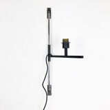 Original minimalist adjustable metal wall light, Germany 1960s