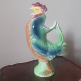 St Clément barbotine rooster pitcher