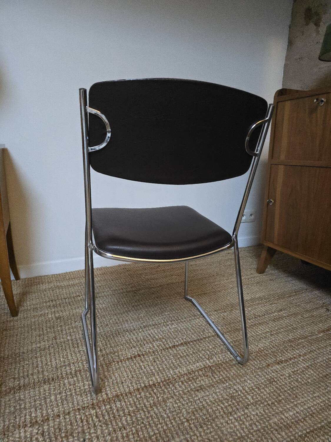Chaises chrome