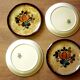 Vintage Villiroy and Boch Corfou Collection Set of 4 Dinner Plates 3802