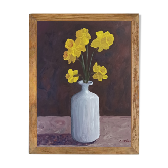 Original painting Daffodils