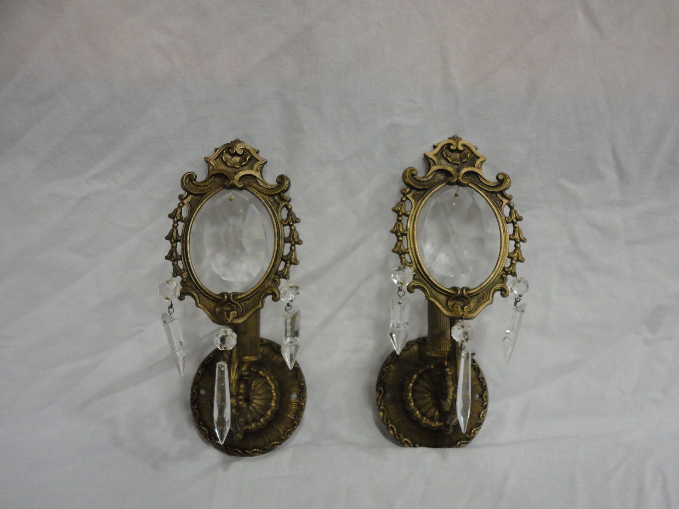 Paire d'appliques style baroque