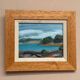 Original Swedish Oil on Panel “Coastal Landscape” by Göran Brunius – Signed