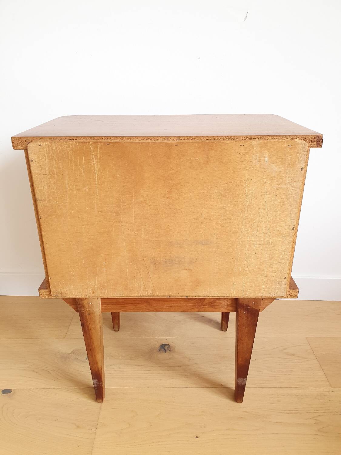 Vintage teak bedside table