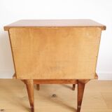 Vintage teak bedside table