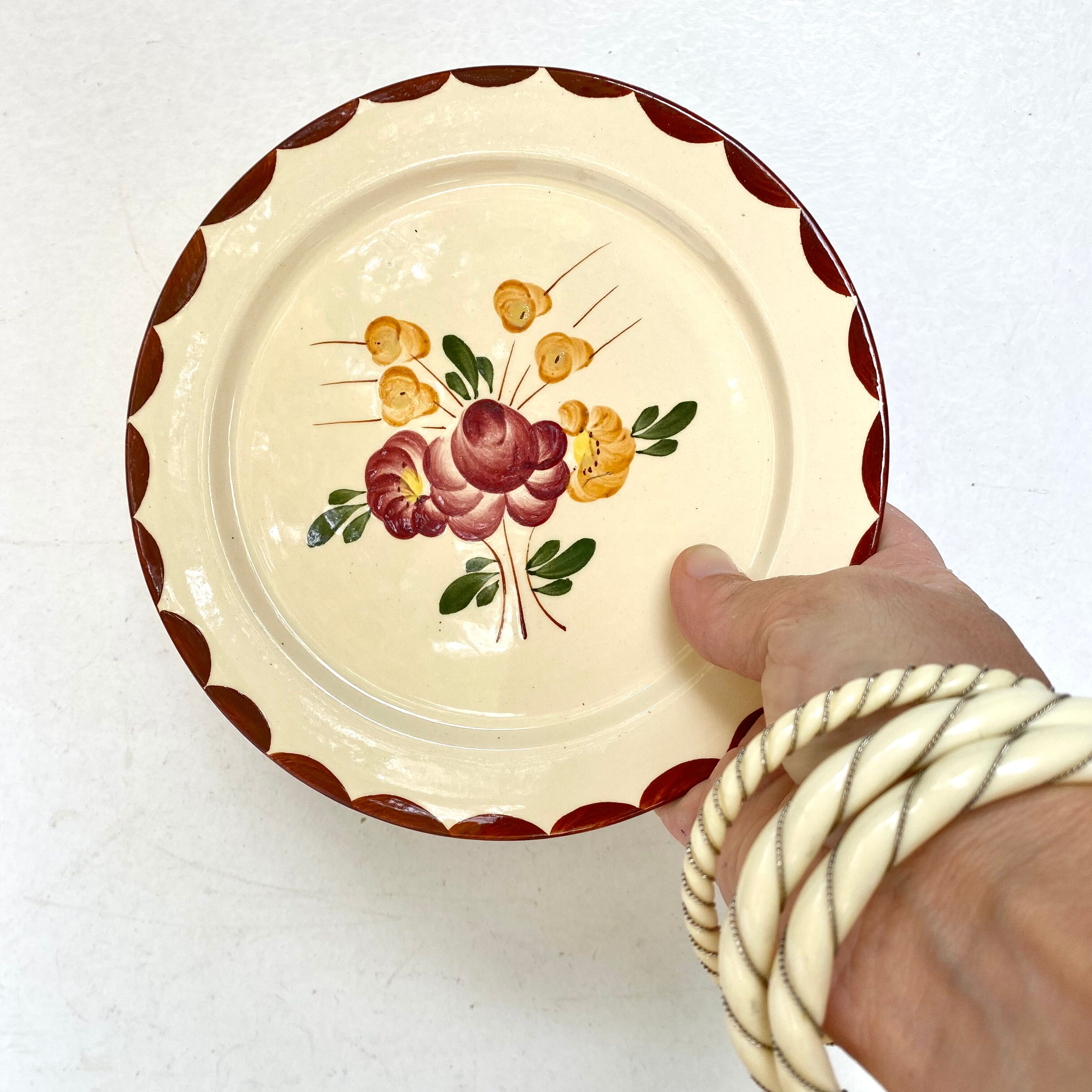 Old dessert plates