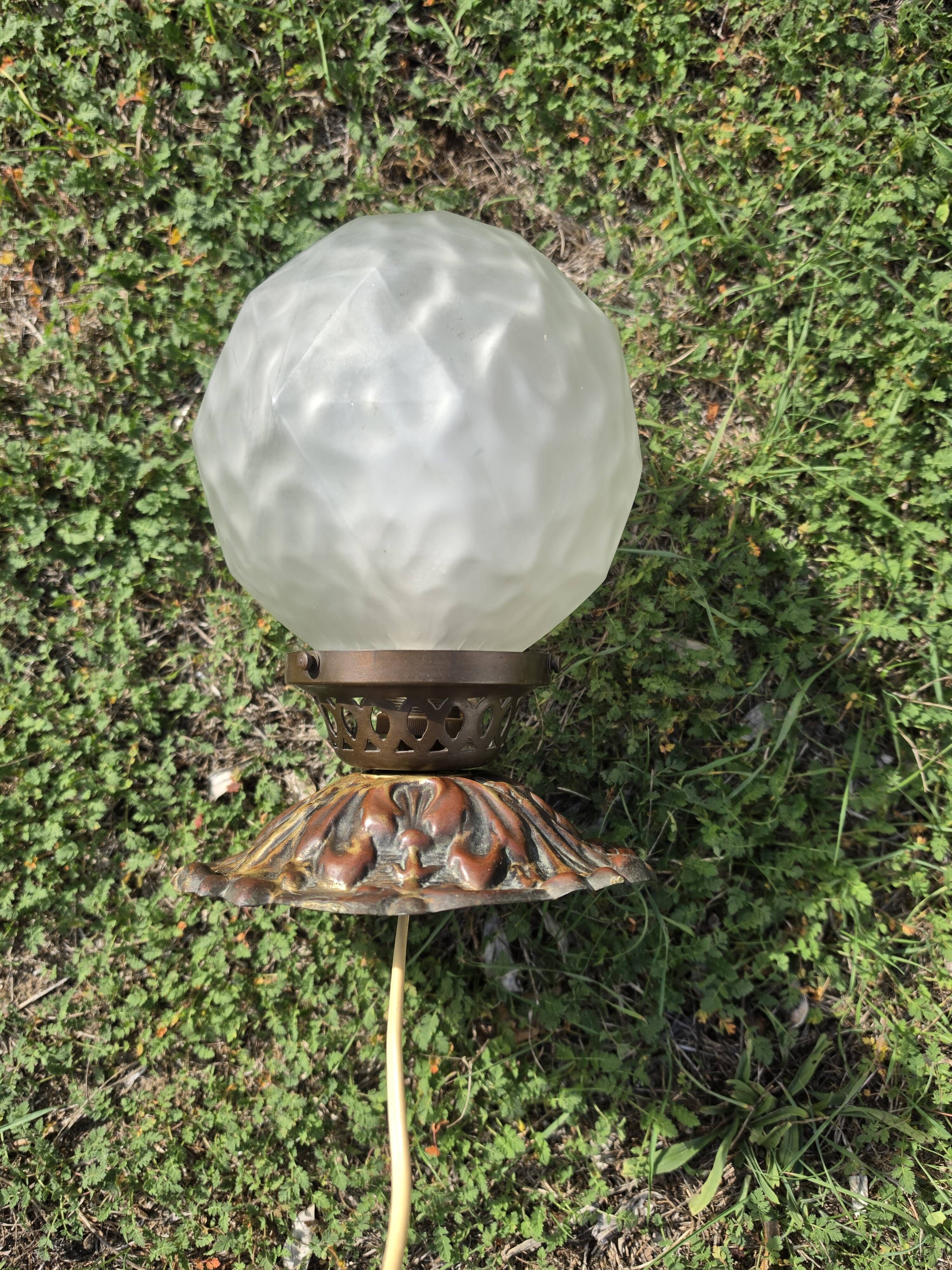 Table lamp old Art Deco ceiling light