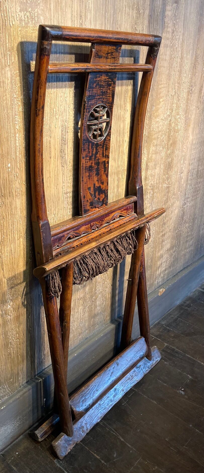 Chaise ancienne pliante chinoise