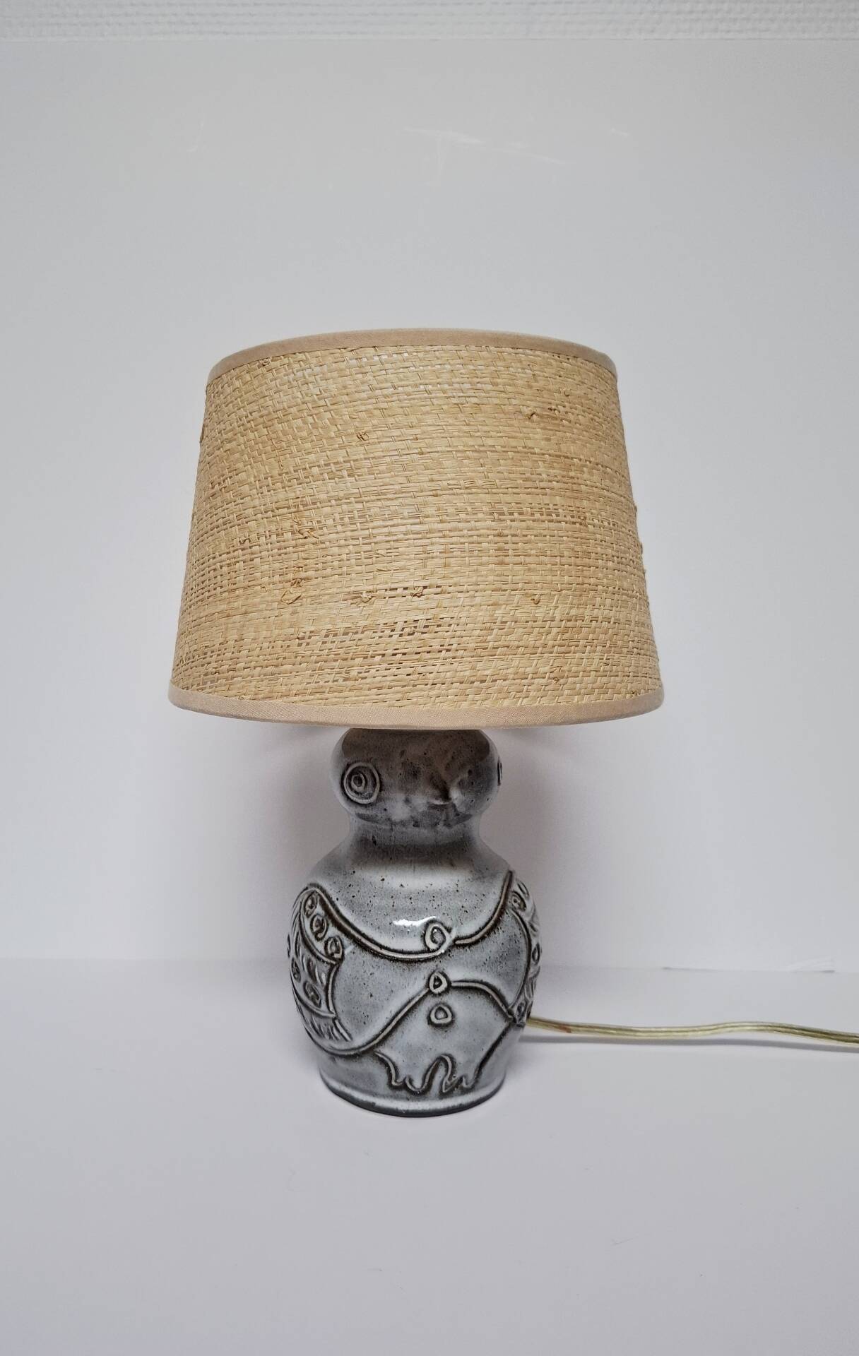 Lampe en céramique zoomorphe 70's