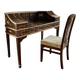 Chinese table with the vintage chair.