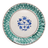 XXL artisanal ceramic dish by Ernesto Boria in Caltagirone, Sicily