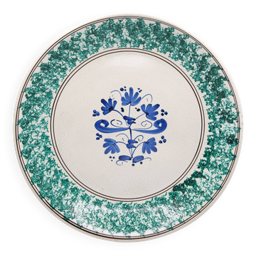 Plat XXL artisanal en céramique de Ernesto Boria à Caltagirone, Sicile