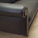 Brown leather sofa, Danish design, 1960s, designer: Aage Christiansen