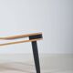 Chaise longue en bois au design danois unique