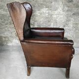 Wingback club chair