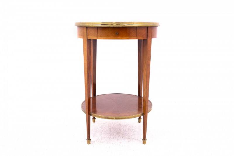 Round table, France, circa 1900.