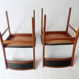 Pair of denmark chairs scandinavian design 1960s vintage 70s 1970s