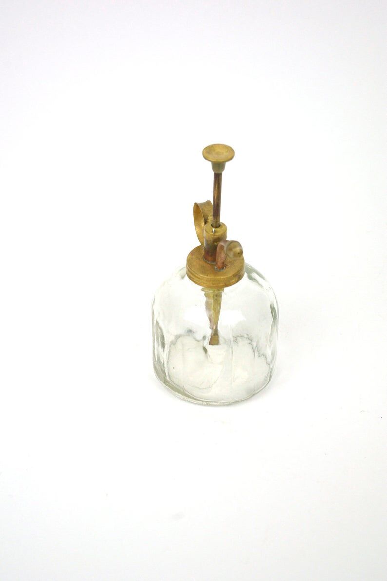 Vintage transparent glass spray