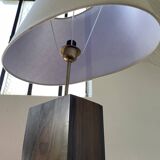 1950s wooden table lamp
