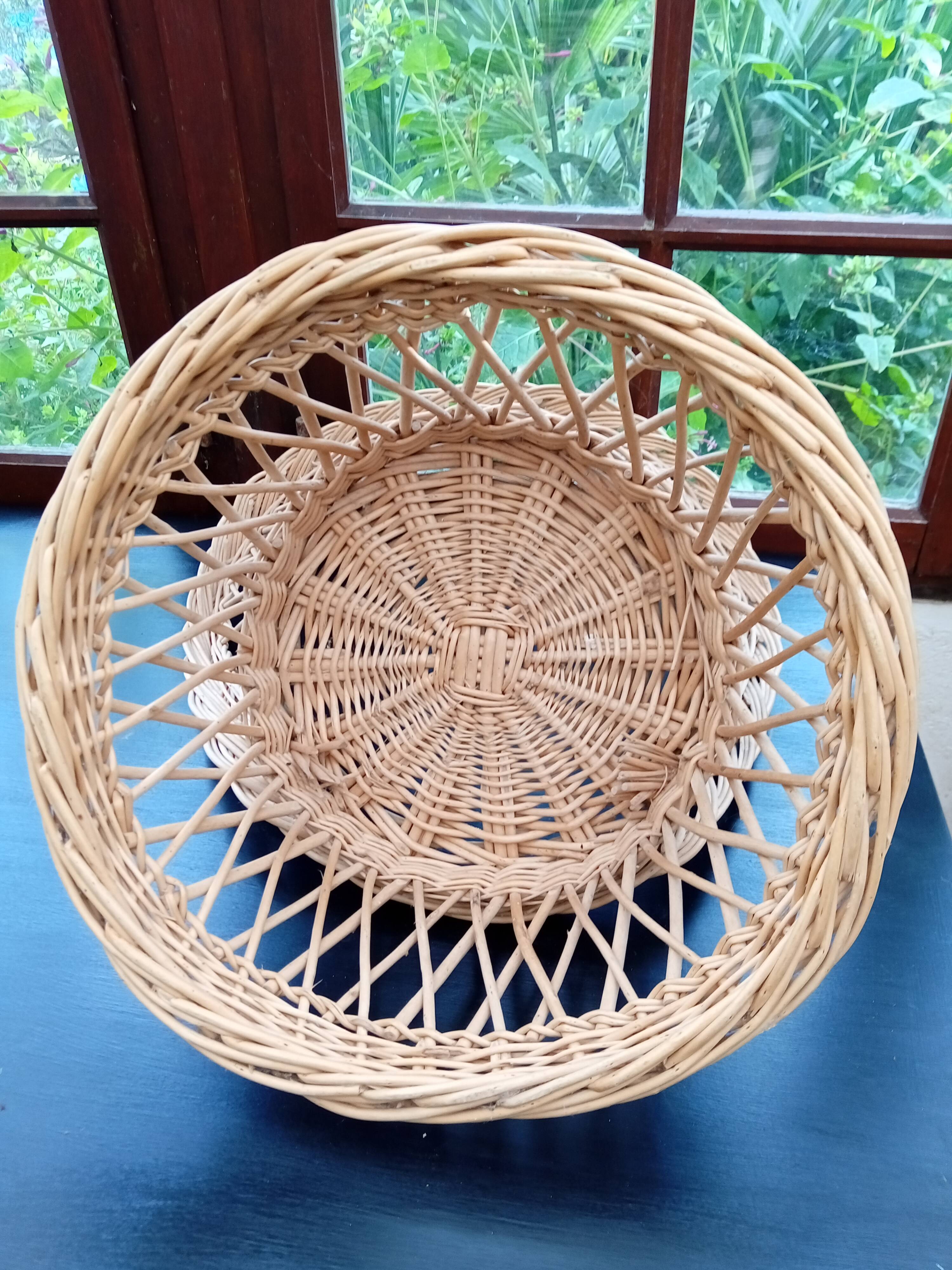 Rattan children's armchair