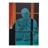 Mathon: Homage to Magritte, original signed lithograph