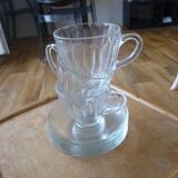 Vintage Duralex cups and saucers