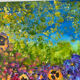 Garden of Thoughts, oil on canvas signed Regina Pecanha 2007