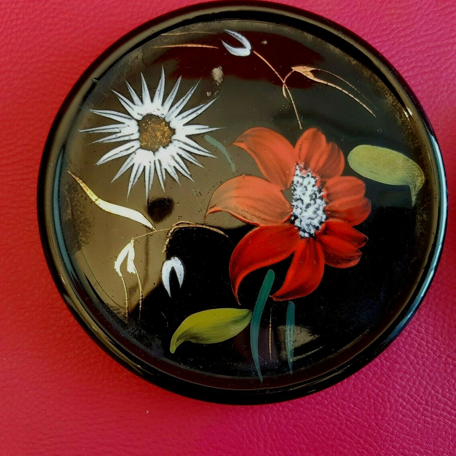 Pair of bottle bottoms  Leon Longwy