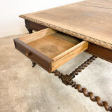Table extensible 350cm Louis XIII