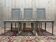 Suite de 6 chaises Louis XVI cannage bois réchampi