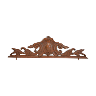 Pediment decorated