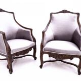 Armchairs, France, circa 1890.