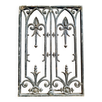 Antique window grille door grille cast iron