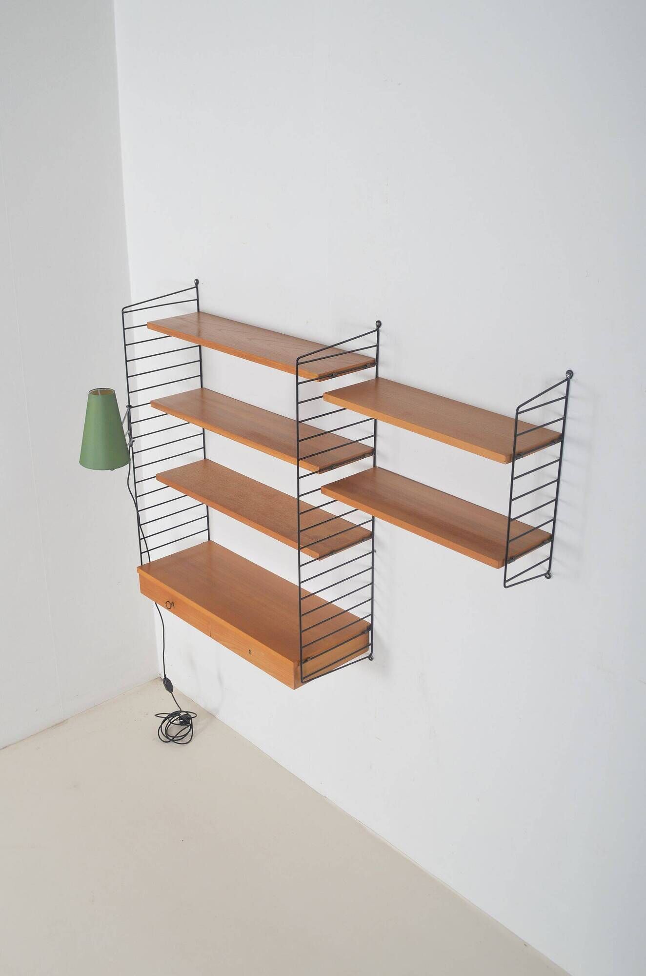 Swedish wall unit designed by Kasja & Nils Nisse Strinning, 1950s