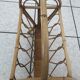 Rattan magazine rack