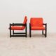Pair of Armchairs Schirolli Mod. Pierrot Design 80s Modernariato