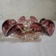 vintage purple glass ashtray