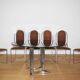 Dining room table and 6 chairs by Alessandro Alpizzi, 1970s, Set of 7