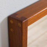 Kai Kristiansen for Aksel Kjersgaard mid century Danish teak mirror, Odder, 1960s