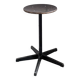 Tabouret industriel en métal, piètement étoile