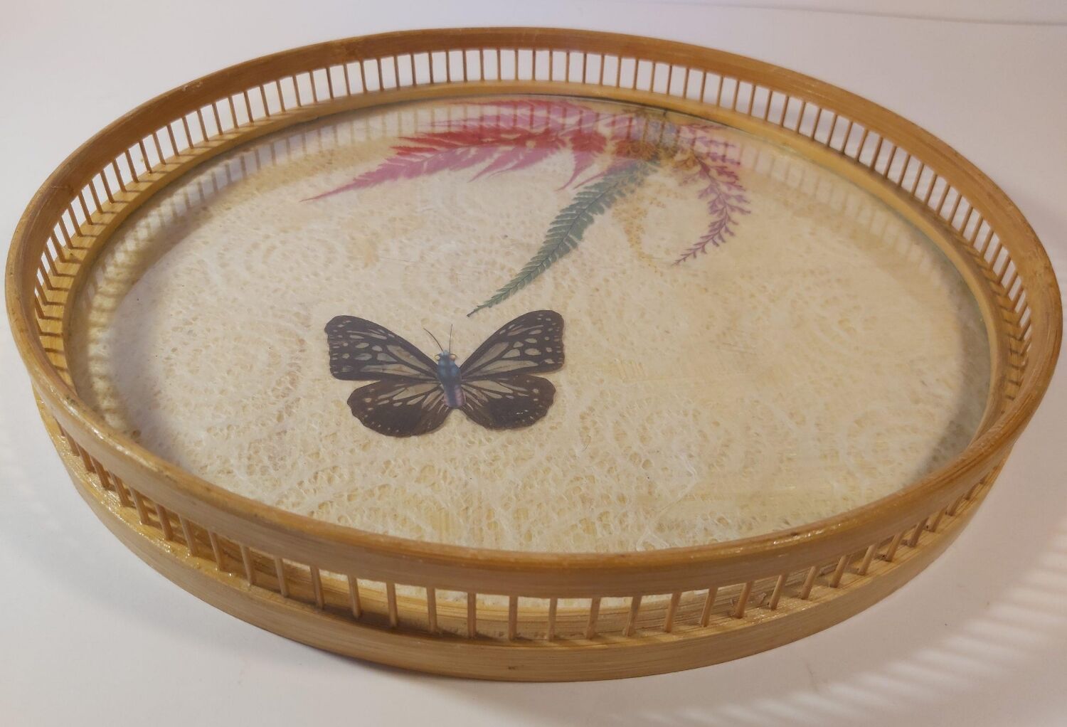 Top and coaster butterfly from the 70s