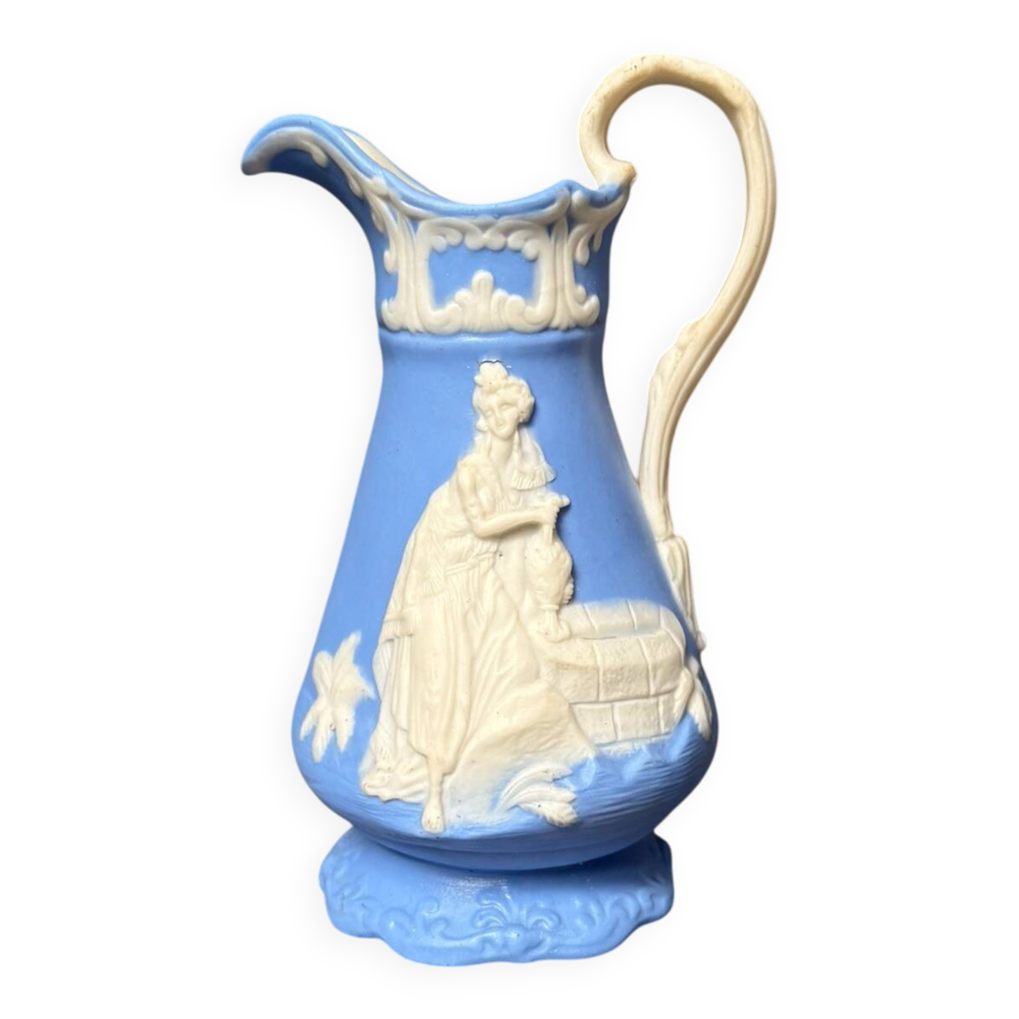 Cruche, pichet, vase en porcelaine victorienne Sam Alcock