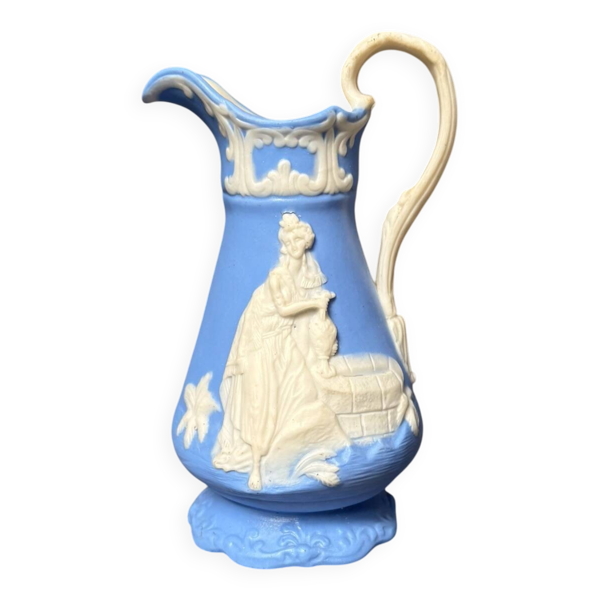 Cruche, pichet, vase en porcelaine victorienne Sam Alcock