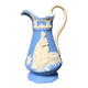 Victorian Porcelain Cruche Pitcher Vase Ewer Sam Alcock Woman Girl