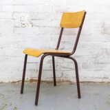 Vintage French School Chair, 1970s