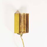 Brass & Amber glass glass wall lights by Vitrika – Model Atlactic
